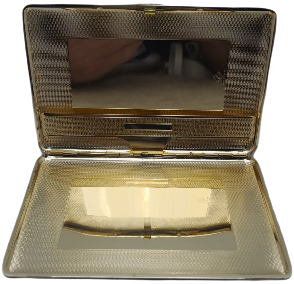 Vintage BBB Cigarette Case made in England - initials P.B on it