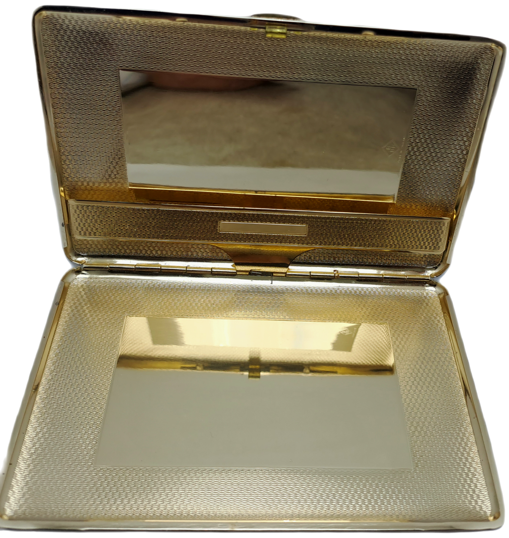 Vintage BBB Cigarette Case made in England - initials P.B on it