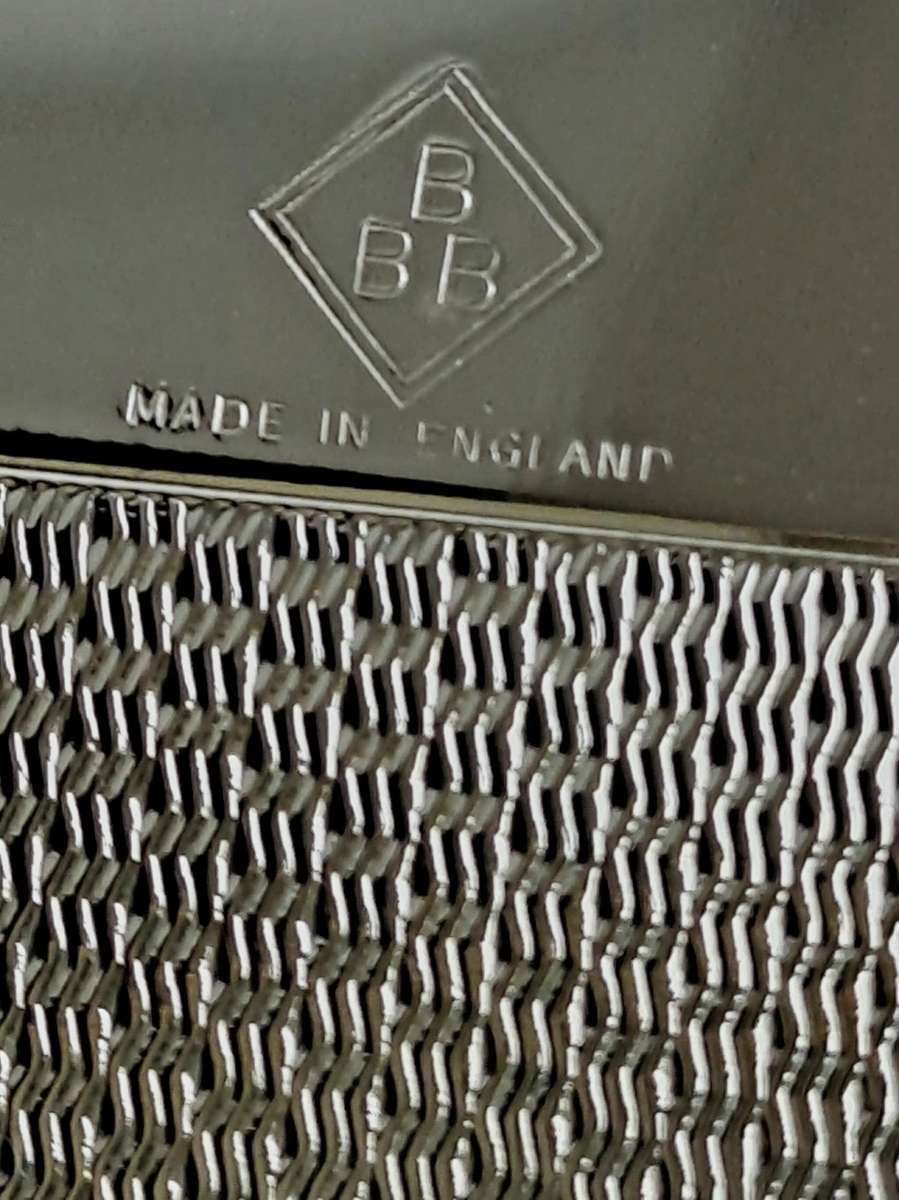 Vintage BBB Cigarette Case made in England - initials P.B on it