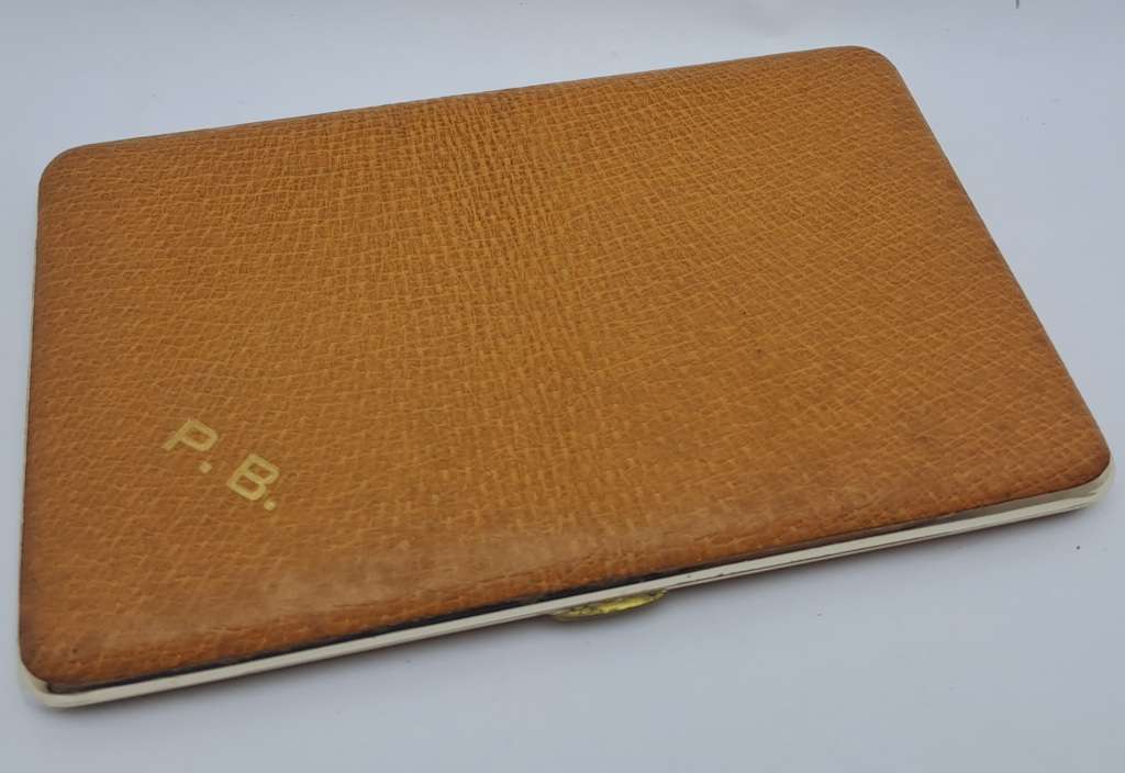 Vintage BBB Cigarette Case made in England - initials P.B on it