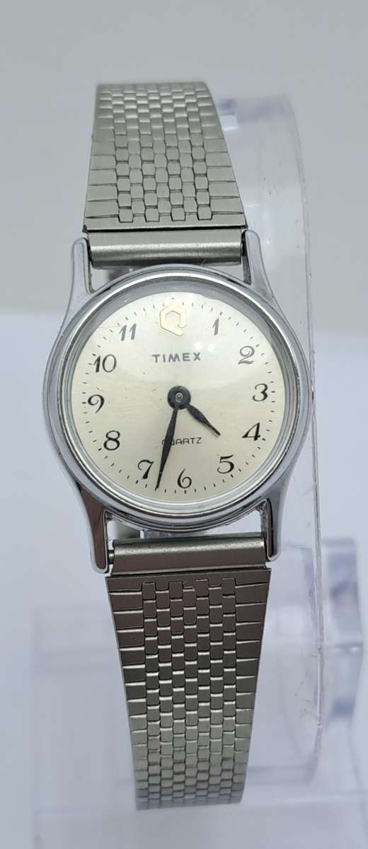 Pre-owned Vintage Ladies TIMEX Quartz Stainless Steel watch - Working-