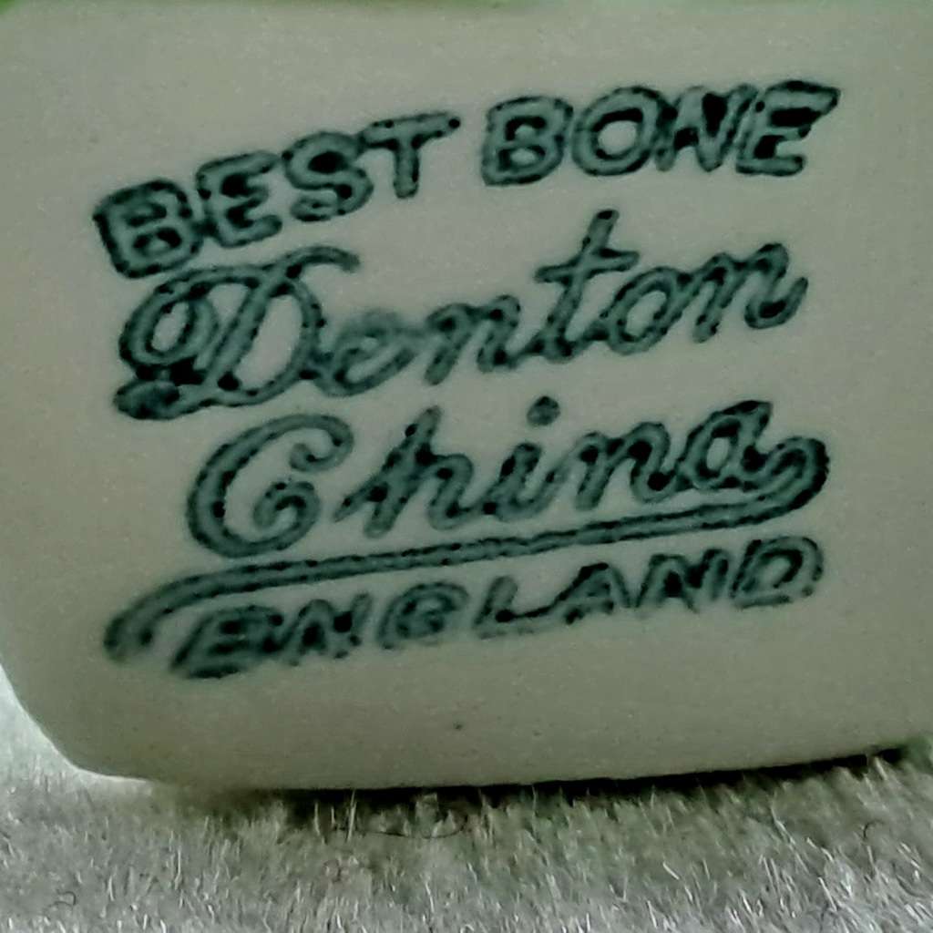 2 Vintage Best Bone China Denton China Floral Horseshoes-a few small chips