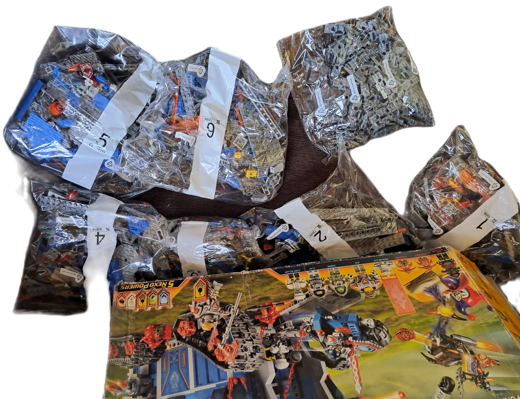 LEGO NEXO Knights No.70317 9-14 The Fortrex-Retired product-Box not in best shape.