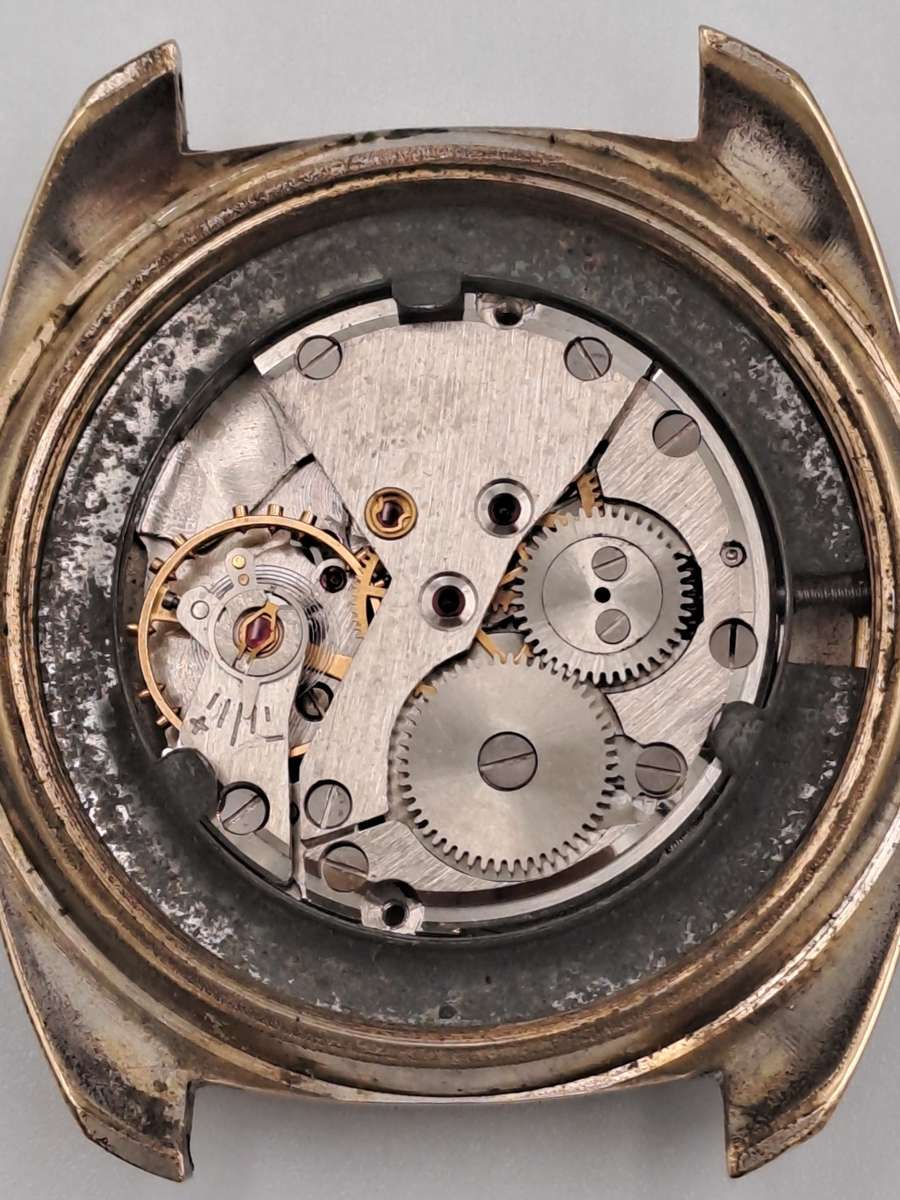 Vintage Swiss Jewelette Hornet Mens Mechanical Watch -17 Jewels -NOT WORKING