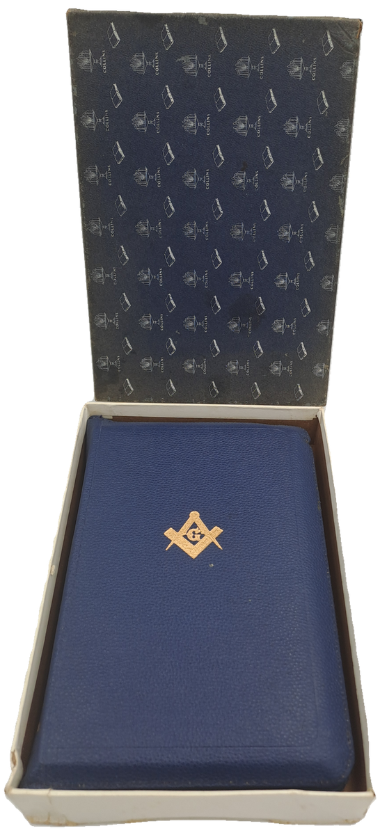 Collins Free Mason Bible -1951 - The Holy Bible -Free Masonary and The Bible -Mint condition_BOXED