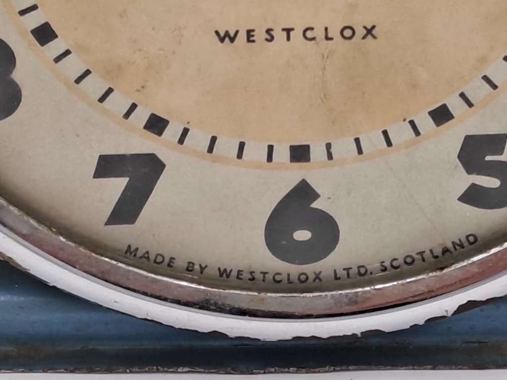 Vintage Westclox Alarm Clock made in the USA - Not working