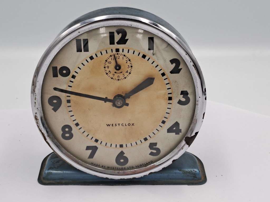Vintage Westclox Alarm Clock made in the USA - Not working
