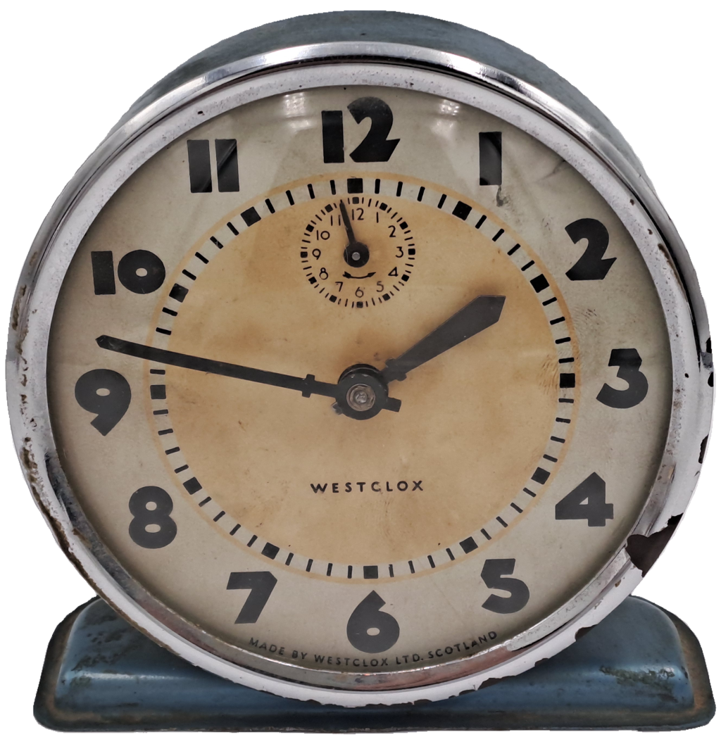 Vintage Westclox Alarm Clock made in the USA - Not working