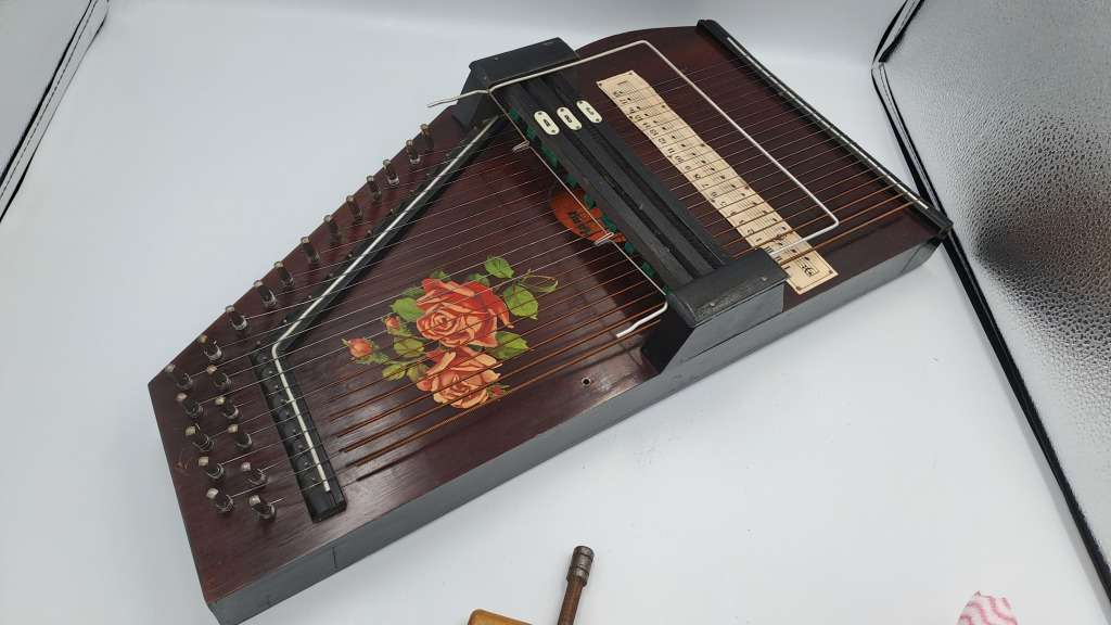 Antique Rosen Autoharp Circa 1888 by Charles Zimmerman -Made in Germany