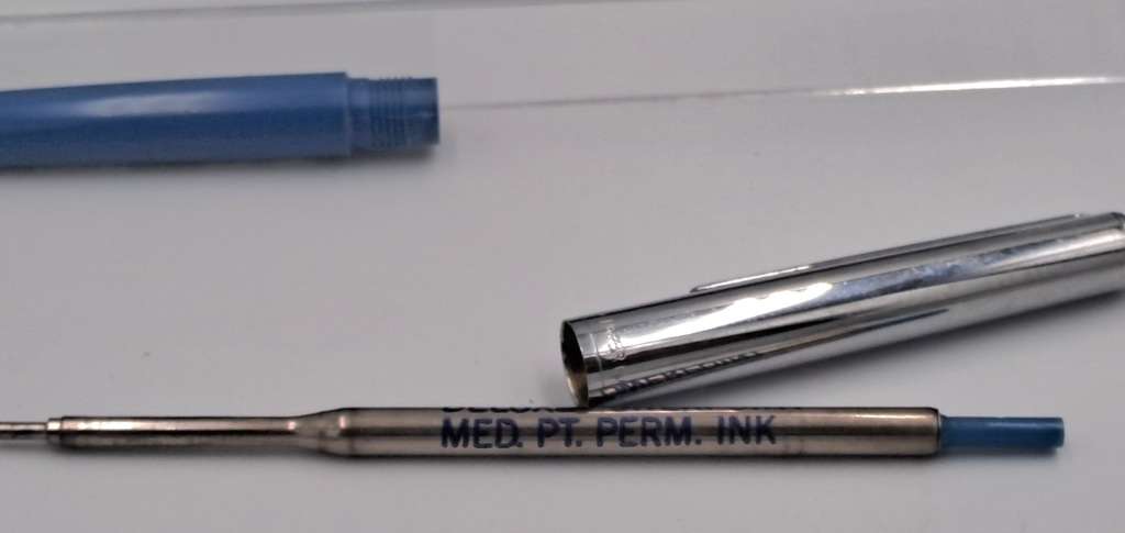 Vintage Delux power point Papermate pen still in case and Box -Branded - Made in Mexico-ink is dry.