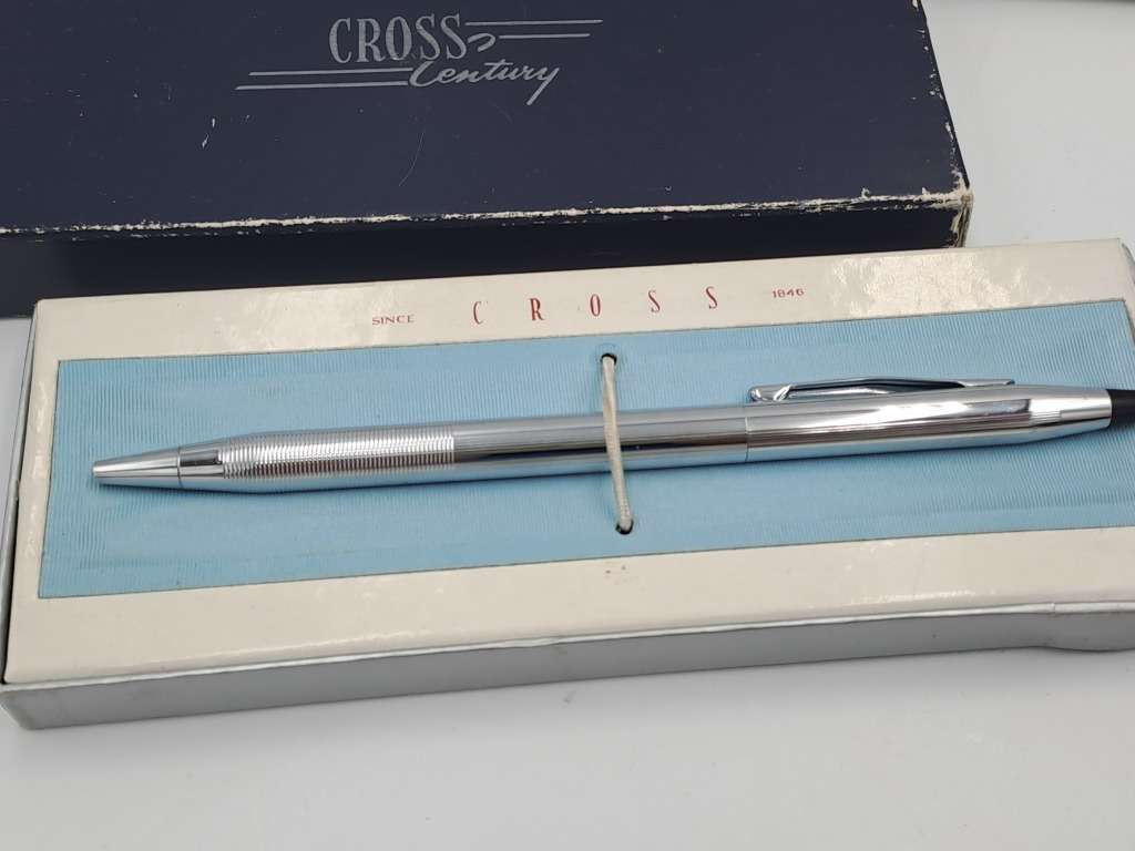Pre-owned Chrome Cross Century Ballpoint Pen -made in the USA