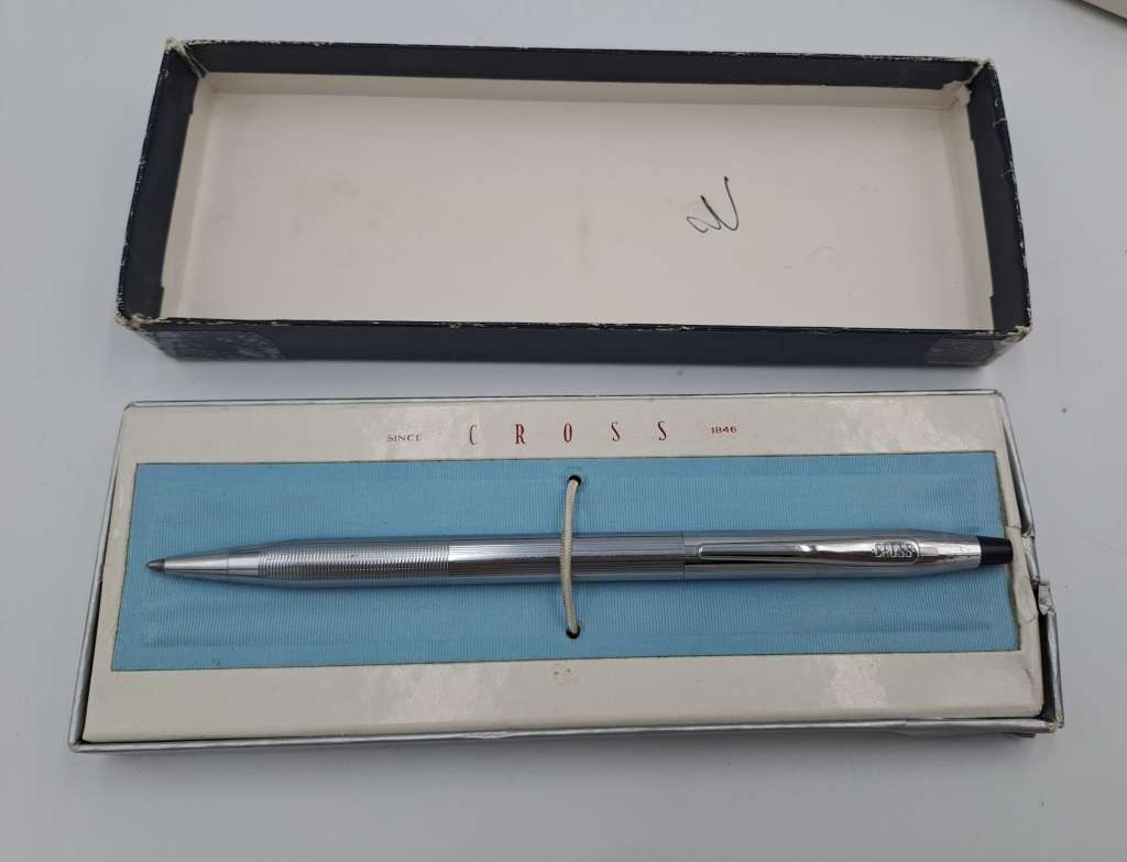 Pre-owned Chrome Cross Century Ballpoint Pen -made in the USA