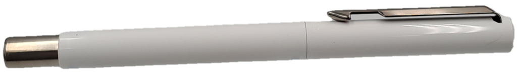 Pre-Owned White Parker Rollerball Pen - Need New Refill-in case