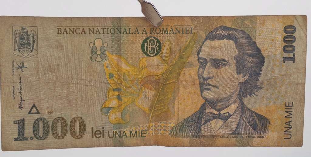 1998 Romania 1000 Lei Banknote