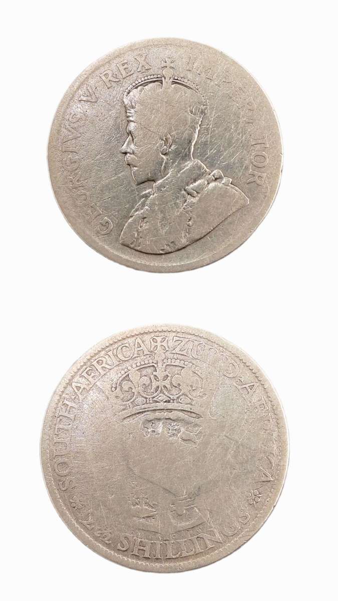 Minted between 1923-1936- one Zuid Africa Silver (.800) 2½ Shillings - George V-poor condition