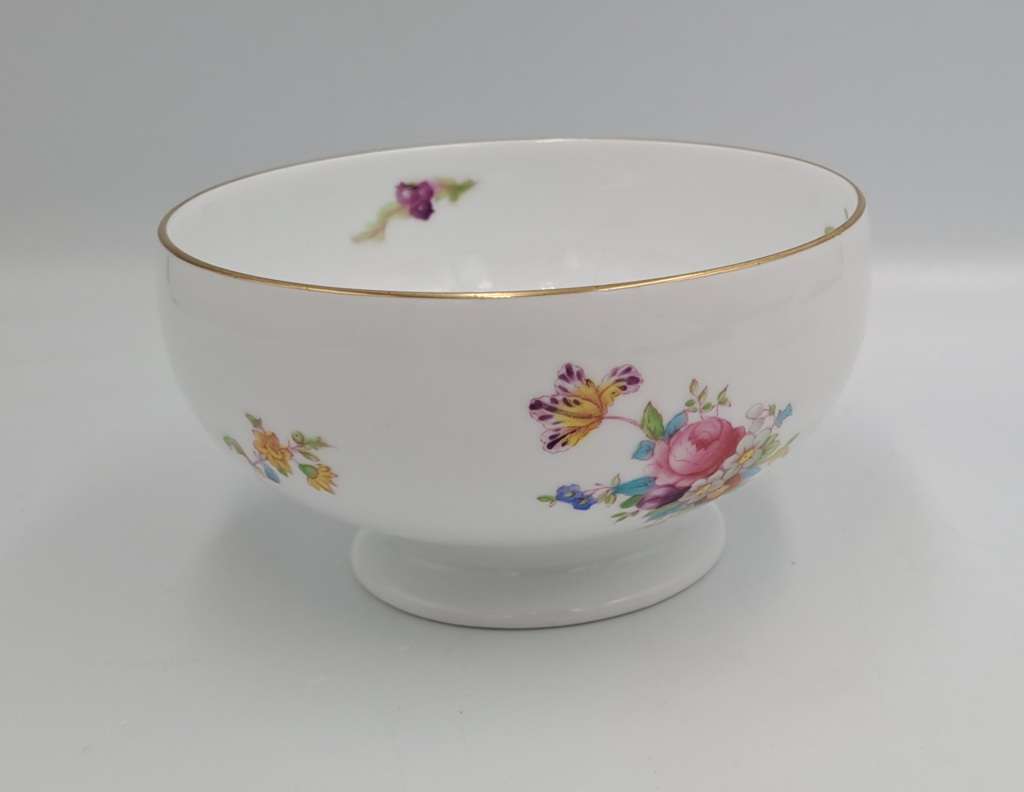 Vintage "Dresden Rose" Large Sugar Bowl by Spode Copeland's China England 70x130mm