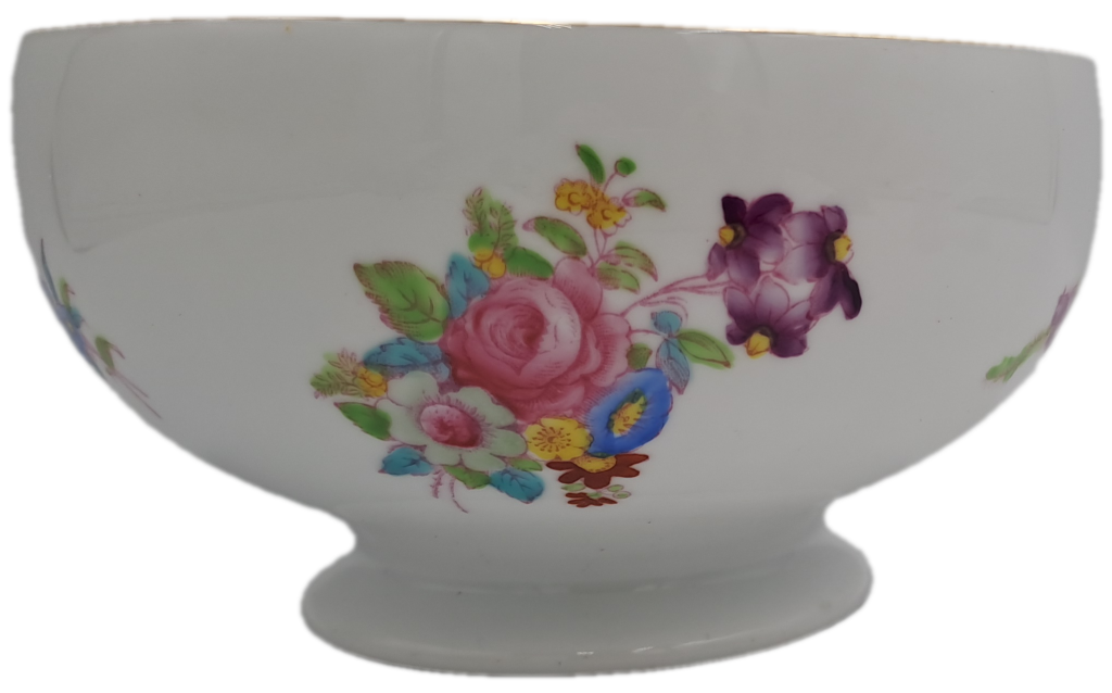 Vintage "Dresden Rose" Large Sugar Bowl by Spode Copeland's China England 70x130mm