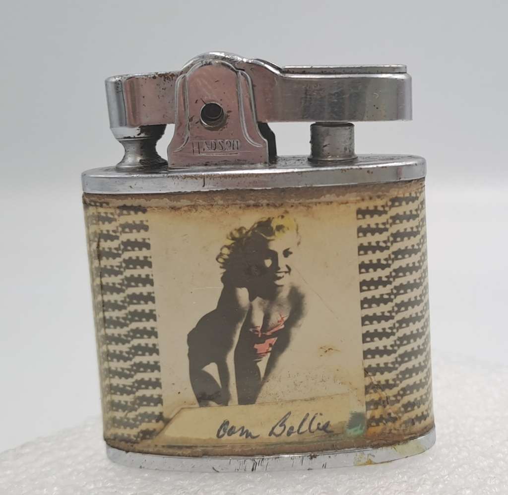 Vintage 1950'2 Hadson Lighter - with Pin-Ups on Both sides - By M.H.MFG.Co-need restoration