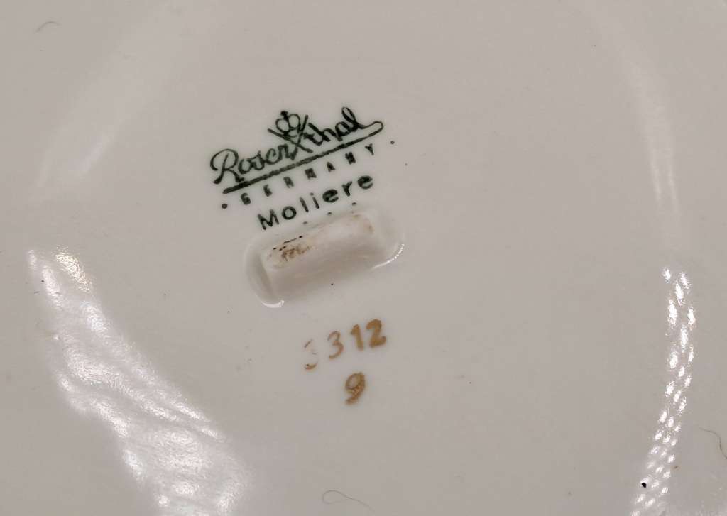 Rare Find !!! Vintage Rosenthal Moliere Porcelain Candy Dish-Made in Germany