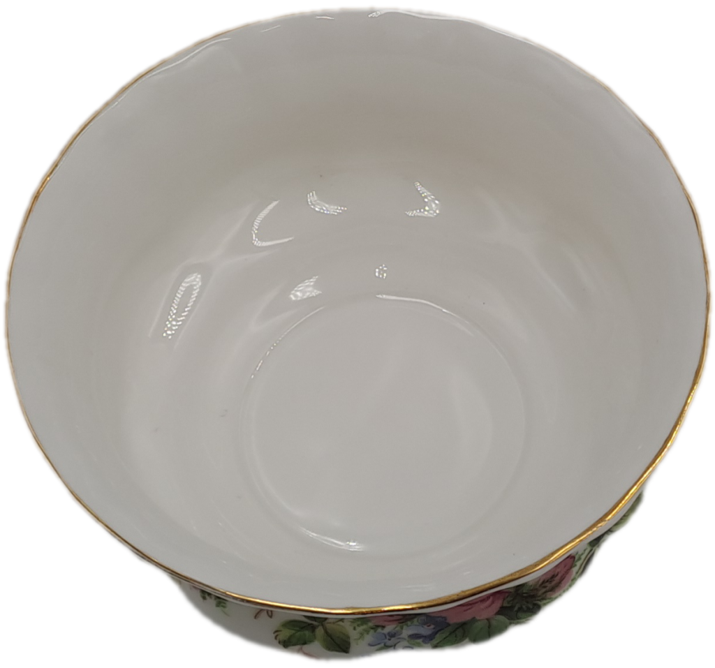 Vintage Royal Albert MOSS ROSE Tea Sugar Bowl- Bone China - England-