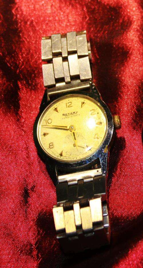 an Old Rotary Super sports watch (working ) swiss made see photos
