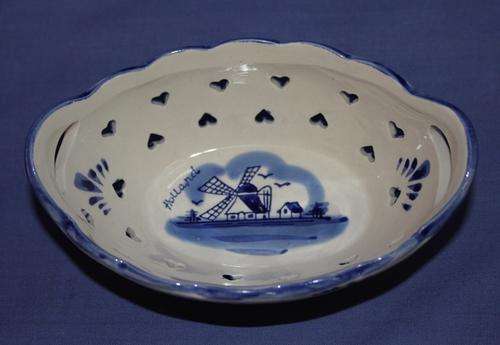 A Delft Hand Painted Vase Holland 150mm X 98mm  -  See more