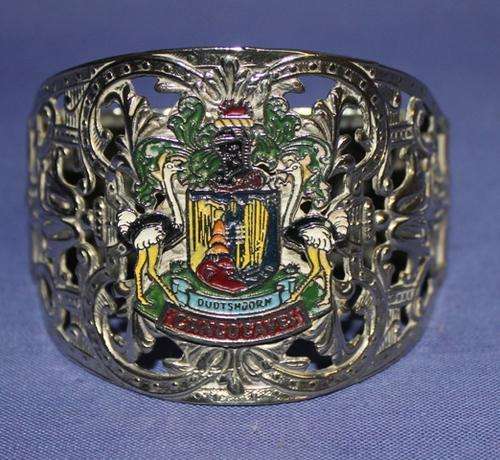 A vintage Plated Cango Caves Oudshoorn Server / Napkin ring 37g- 42X32X62mm-  See more