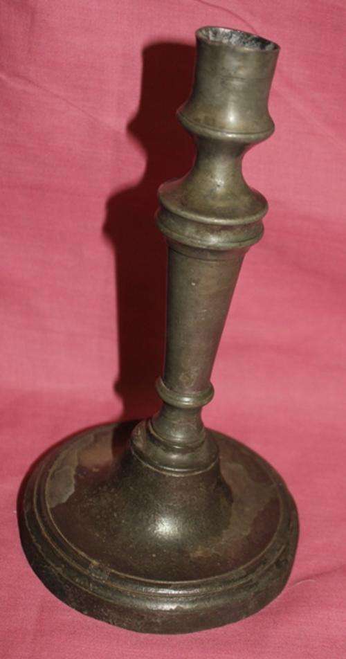 Crazy R1 Start !! Antique Pewter Candle Stick -476g_235X130mm - see More