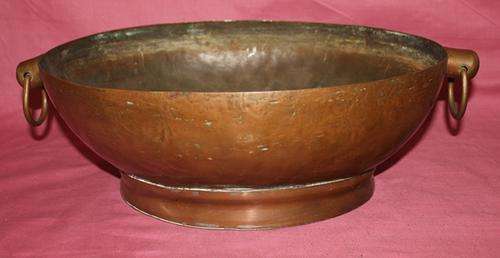 Vintage Large copper pot 1.670kg - 455mm X 145mm ( Not cleaned or polished)-see More