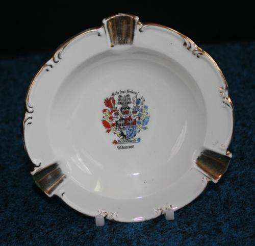 Handmade kronach bavaria Porcelain ashtray Germany - 160mm