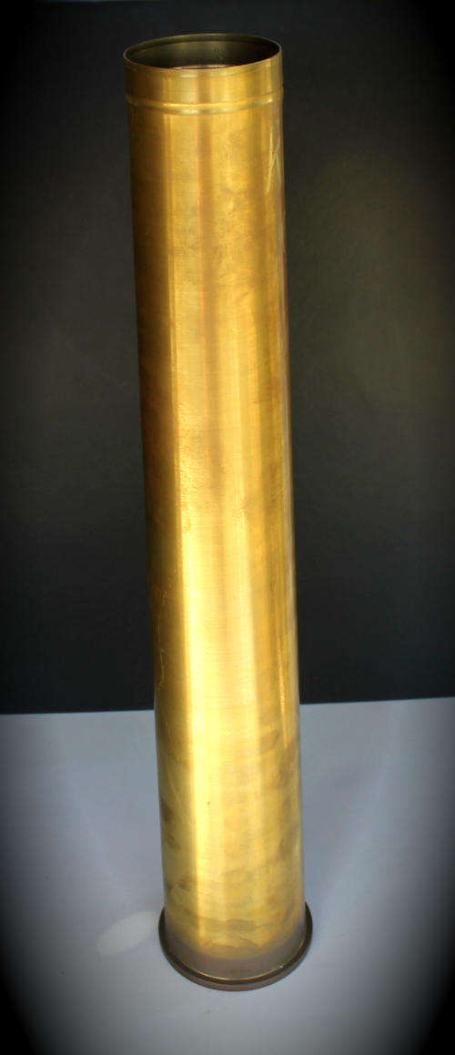 Large 76/62mm  96 MC Canon shell - 636x114mm -3,755kg -Solid Brass