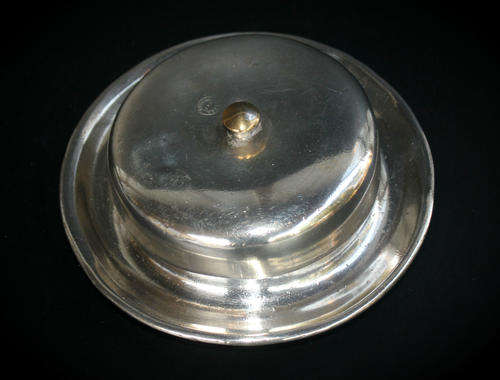Vintage Elkington Plate England Butter dish no 27468 - ex Carlton Hotel JHB item - 60x165mm