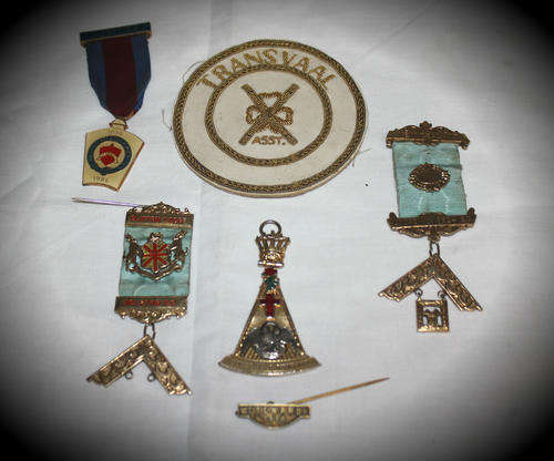 6 x Masonic - Free Mason -Items Medals and others