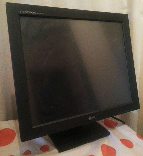 LG Flatron touch screen.