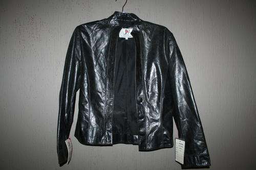 GENUINE leather jacket black.