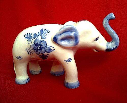 Delft ware elephant