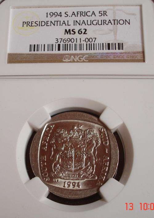 1994 PRESIDENTIAL INAUGURATION!!! NGC graded MS62