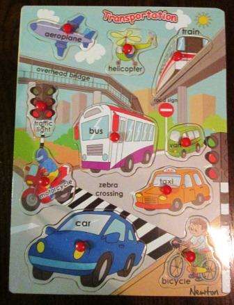 Wooden A4 Puzzle with Transport