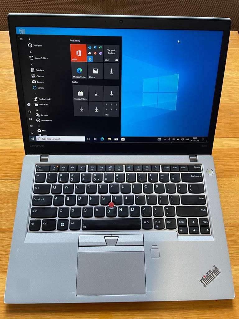 LENOVO T470s core i5 7th generation touchscreen laptop