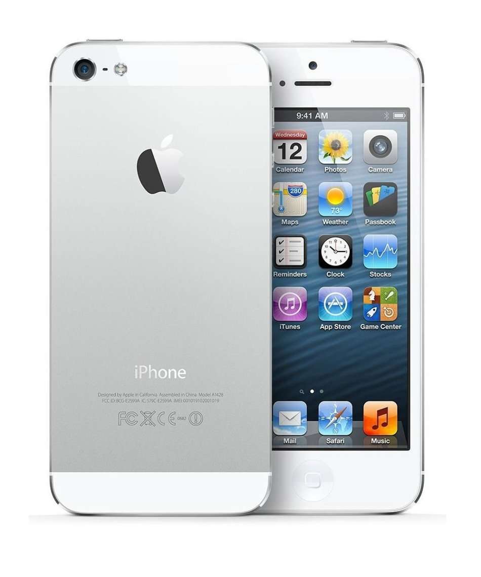 APPLE iPHONE 5 + ACCESSORIES - WHITE - FREE SHIPPING