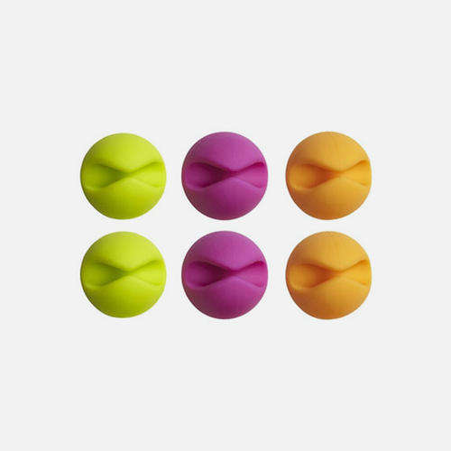 COLOUR PLASTIC CORD / CABLE DROPS / ORGANISERS | BLUELOUNGE | CABLE MANAGEMENT