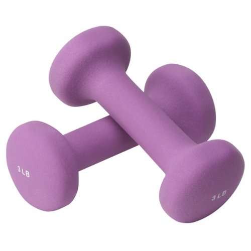 1KG DUMBBELL WEIGHT | SET OF 2 | PURPLE | VIRTUALLY NEW