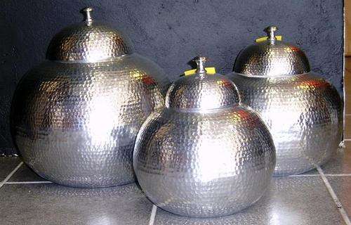 ALUMINIUM MOROCCAN POT WITH LID | GLAMOUR