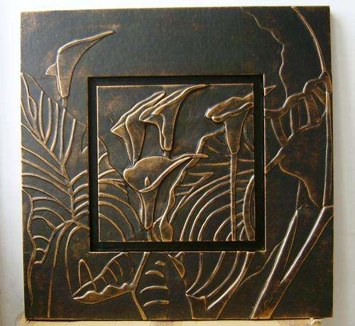 LEATHER PAINTING / WALL ART