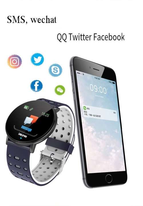 D119 Plus Kids Bluetooth Fitness Smartwatch, Heart Rate, Blood Pressure, O2, IP67 Waterproof.