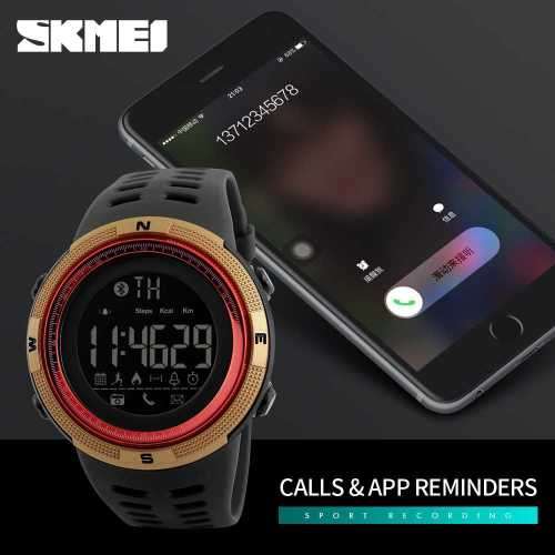 Sports / Outdoor Waterproof 50 m Skmei Digital Full Function Watch, Bluetooth,Android/ ios, Sync