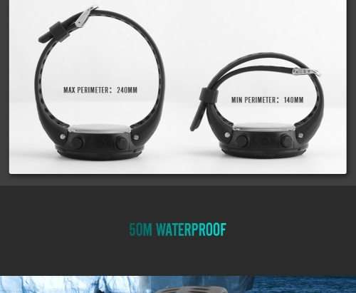 Sports / Outdoor Waterproof 50 m Skmei Digital Full Function Watch, Bluetooth,Android/ ios, Sync