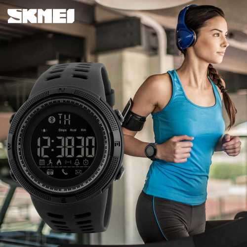 Sports / Outdoor Waterproof 50 m Skmei Digital Full Function Watch, Bluetooth,Android/ ios, Sync