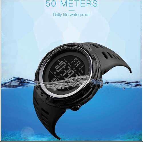 Skmei Digital Full Function Watch, 50 m (5atm) Waterproof, Sports / Outdoor, Luminous night-light