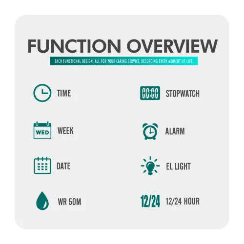 Skmei Slimline Ultra-Lightweight Metal Case Digital Full function watch, 50 m waterproof, MattBlack.